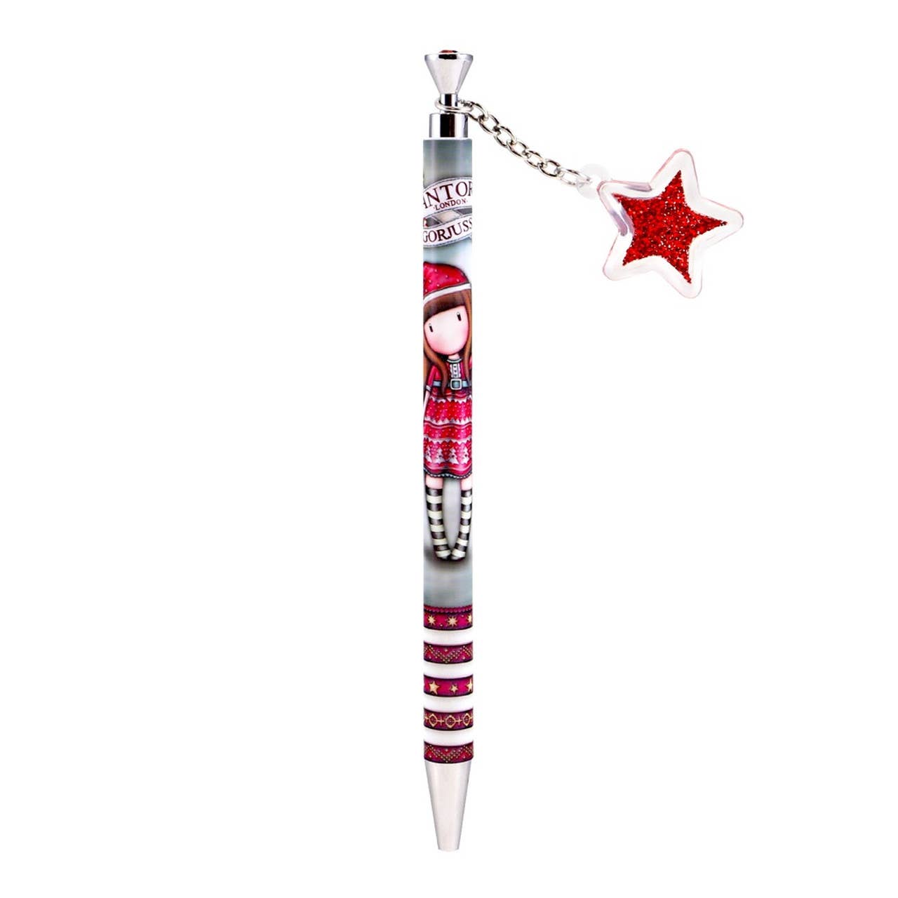 2043 Pen With Star Dangler Gorjuss  £4.95