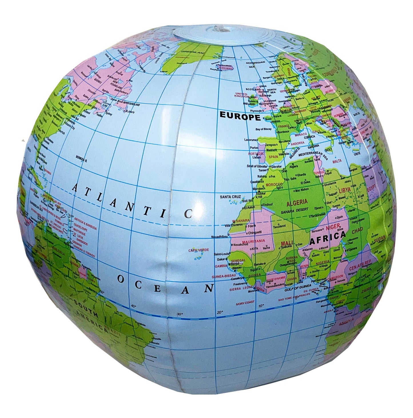 2006 Inflatable Earth Globe 28cm £5.00