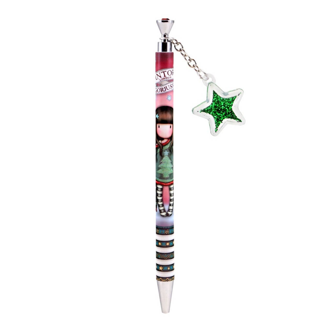 2043 Pen With Star Dangler Gorjuss  £4.95