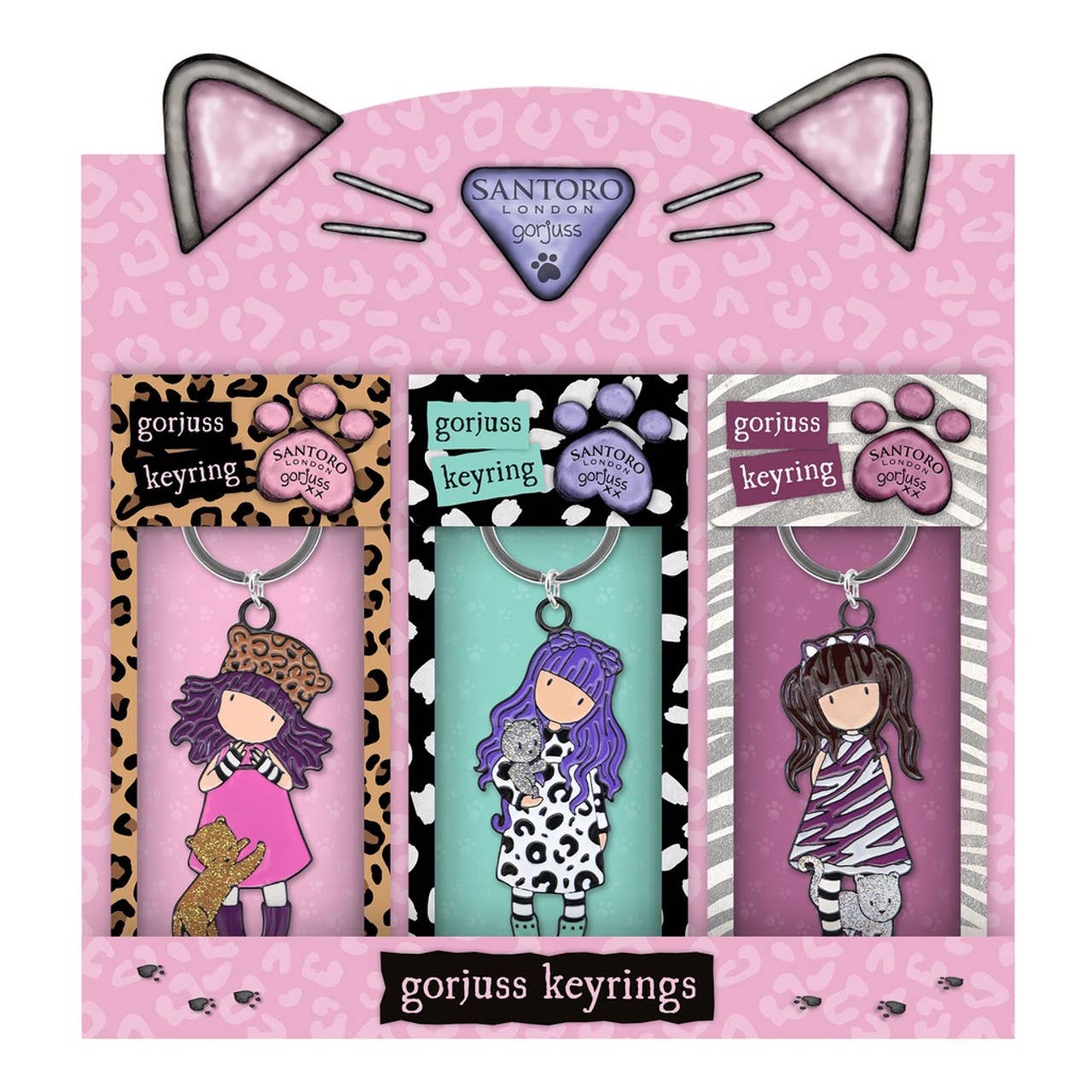 2043 Gorjuss Keyring In A Gift Box £12.95