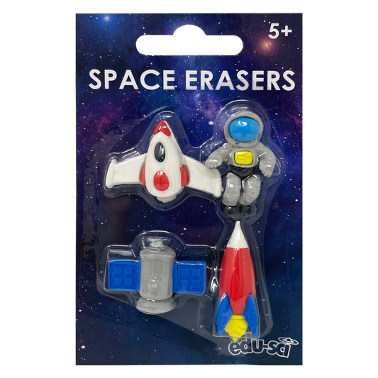 2006 Space Eraser Set £4.99