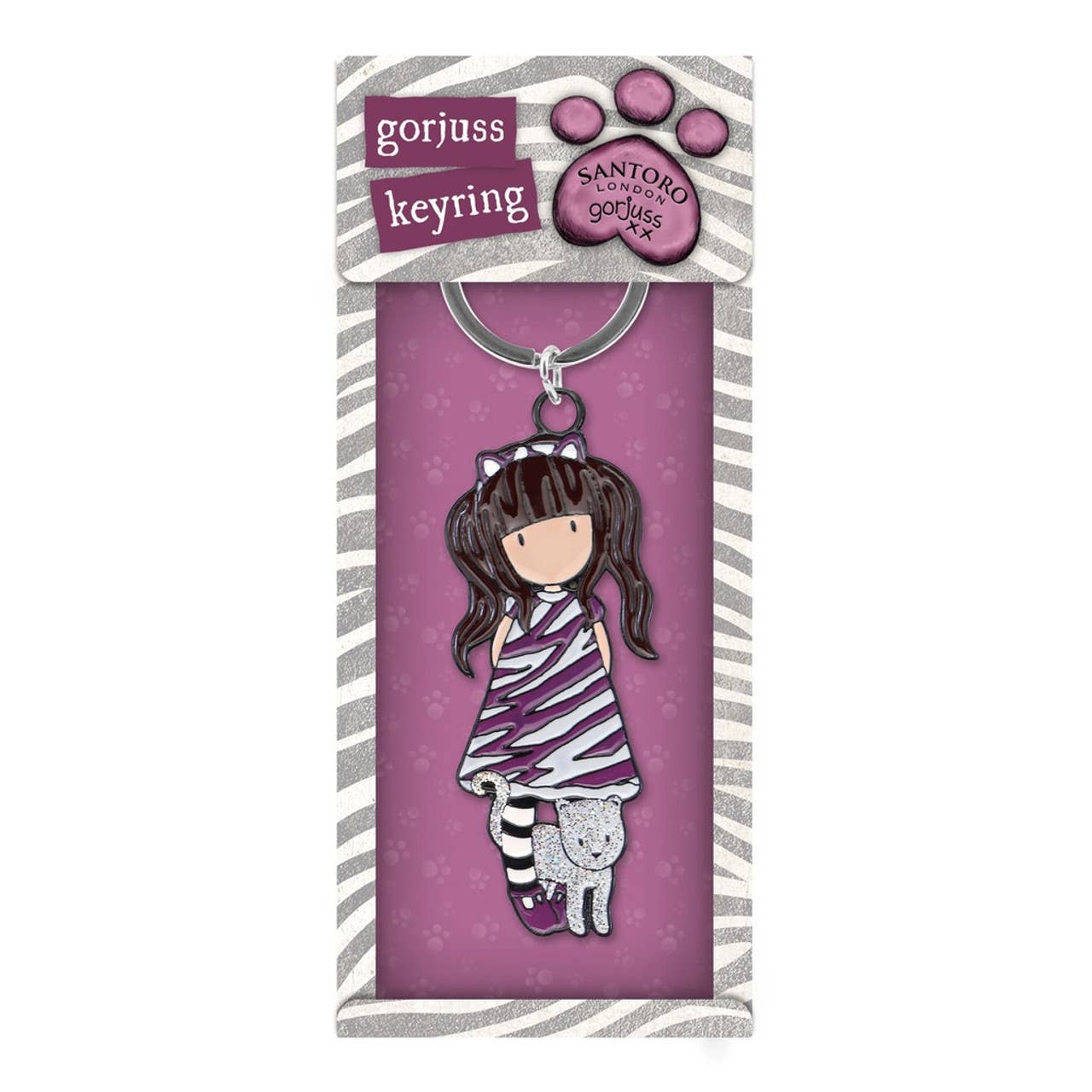 2043 Gorjuss Keyring In A Gift Box £12.95