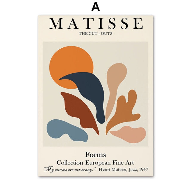 Wall Art Canvass Abstract Matisse