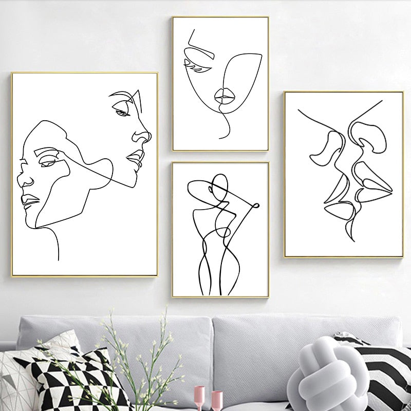 Wall Canvas Sexy Figure