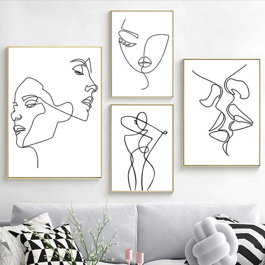 Wall Canvas Sexy Figure