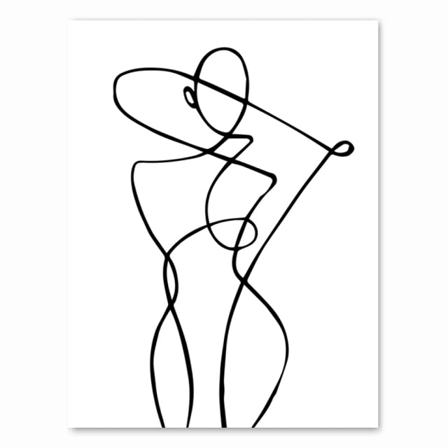 Wall Canvas Sexy Figure