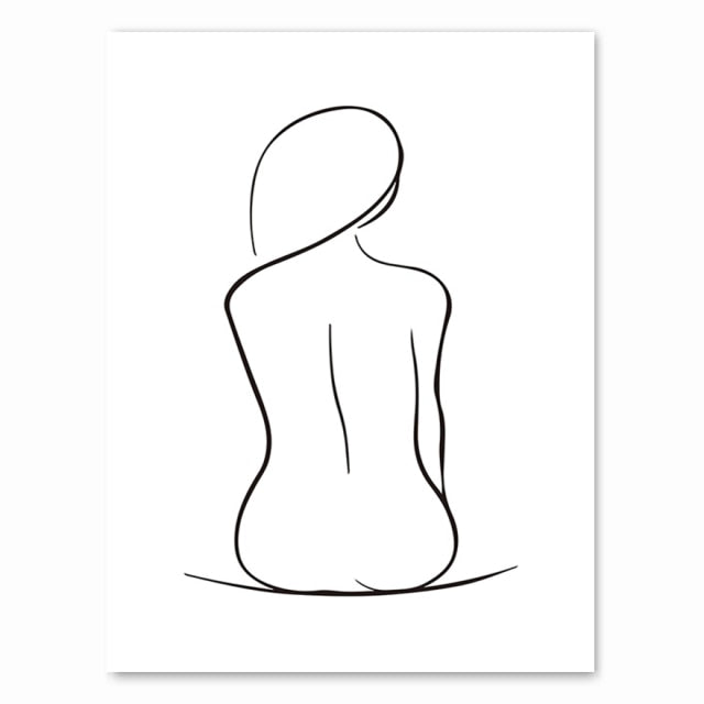 Wall Canvas Sexy Figure